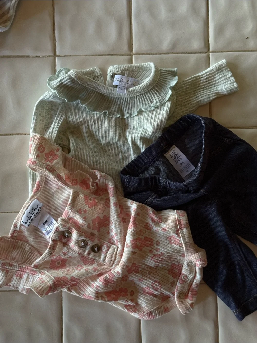 (3 mo) baby clothing & accessory bundle!